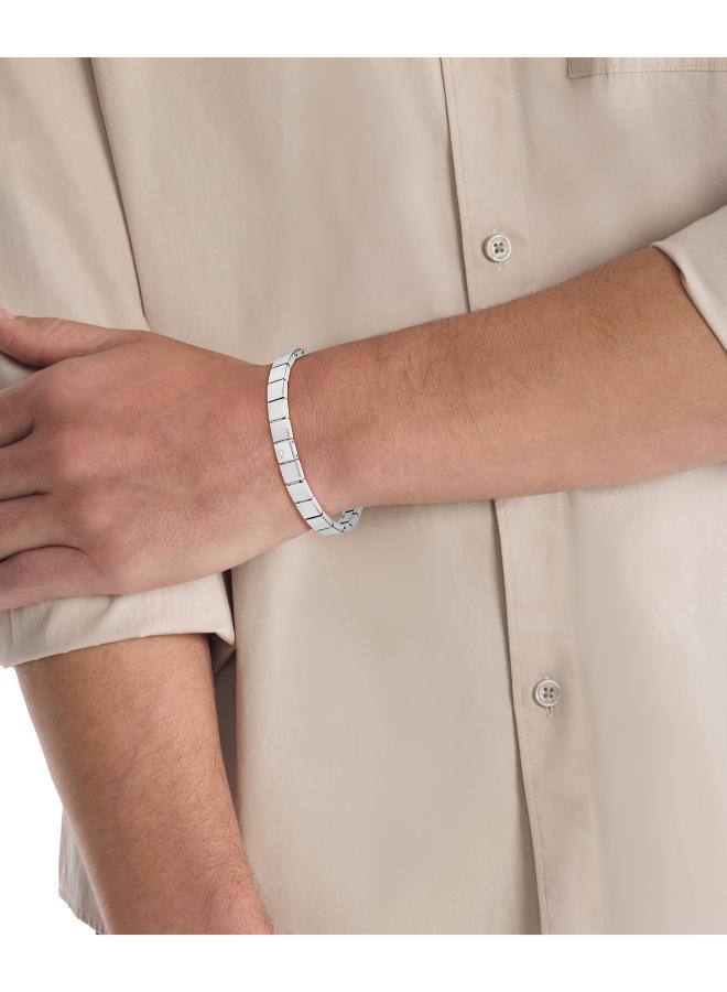 CALVIN KLEIN Minimalistic Squares Collection Link Bracelet For Men In Stainless Steel - 35000488 - Image 3